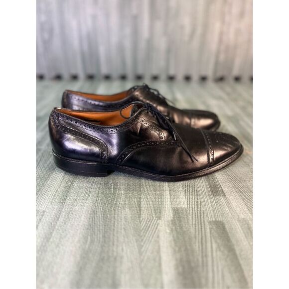 Allen Edmonds Men’s Sanford Dress Shoes Size 11.5 D Black Oxfords Cap Toe main image 6